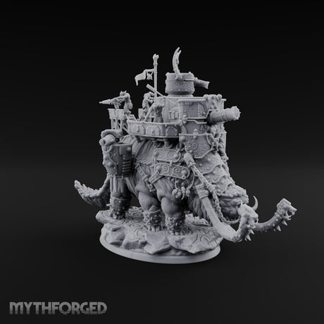 Walking Fortress, Unbothered Mammoth War Beast