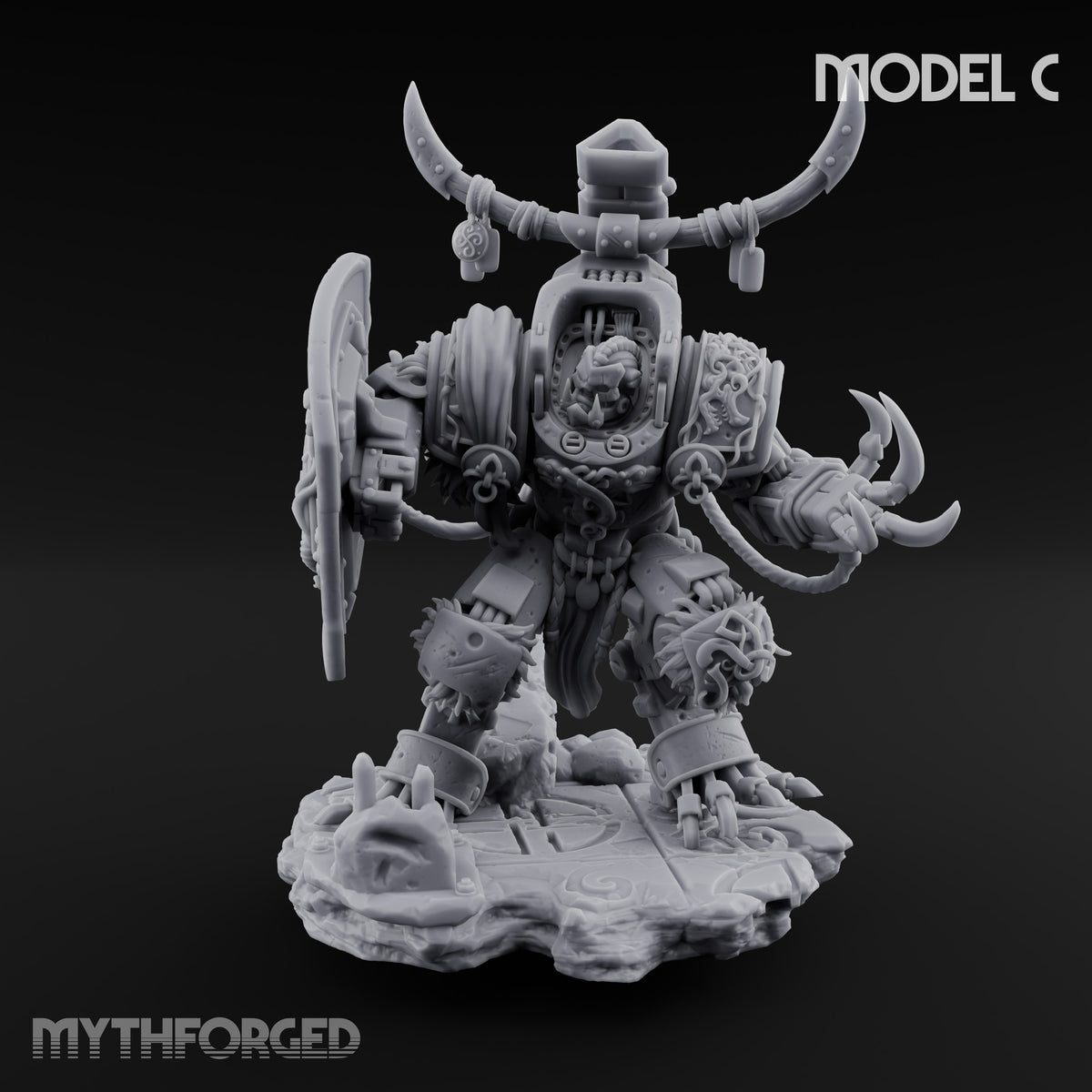 Cockpit Faces Warforged Armoured Warrior C