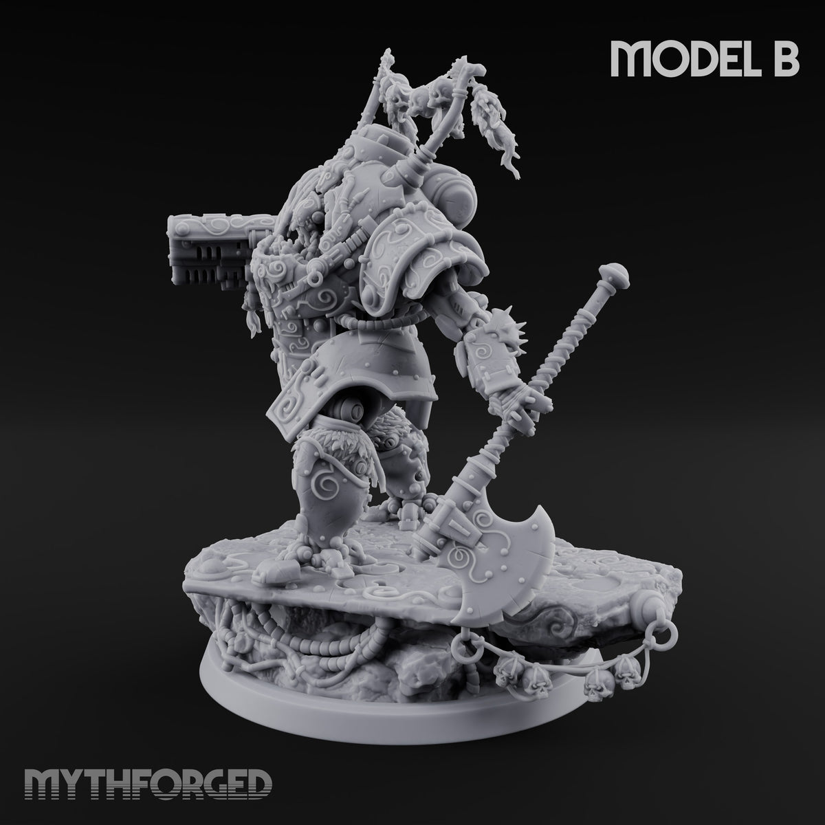 Skulls Dangling Ogre Armoured Brute B