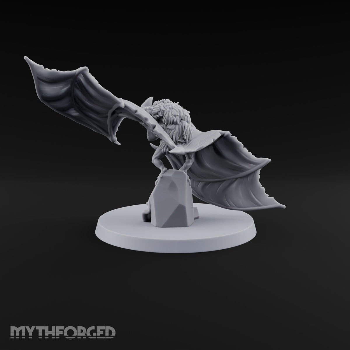 Roosting on Borrowed Headstones Giant Bat C