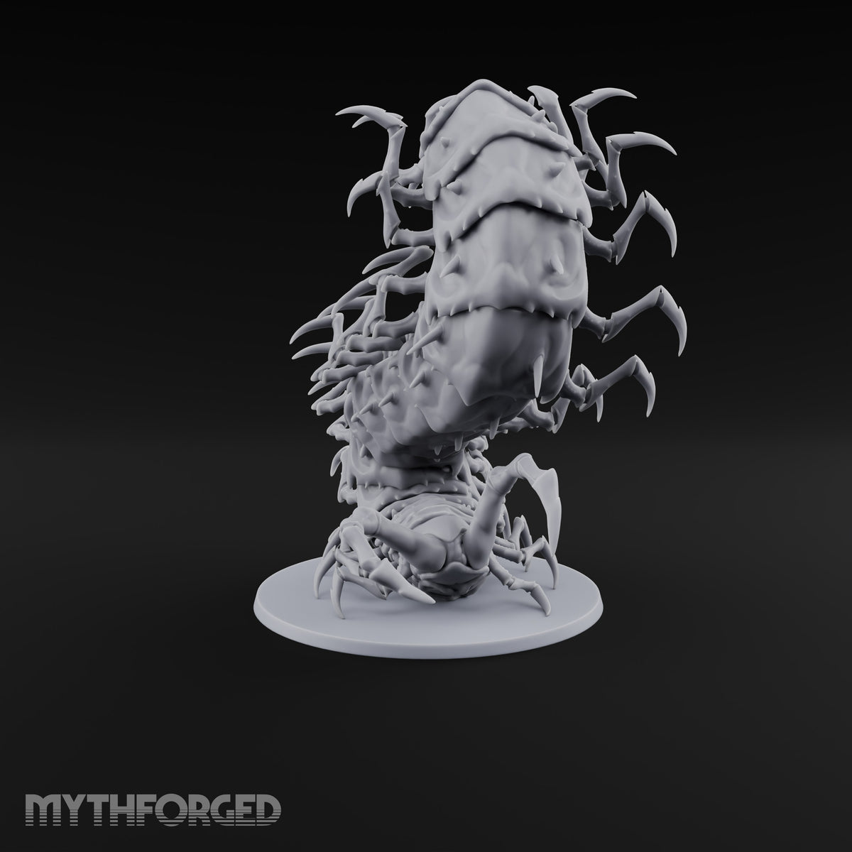 Legs for Days Giant Centipede with Raised S-Curved Body