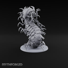 Legs for Days Giant Centipede with Raised S-Curved Body
