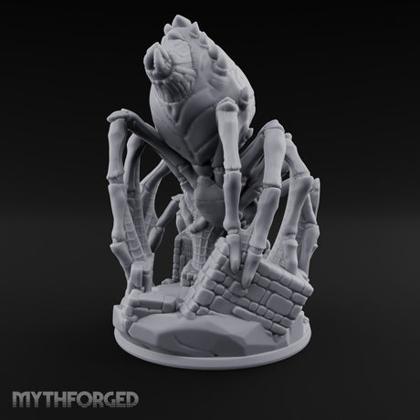Webs Over Crumbling Brick Goblin Chief and Giant Spider A