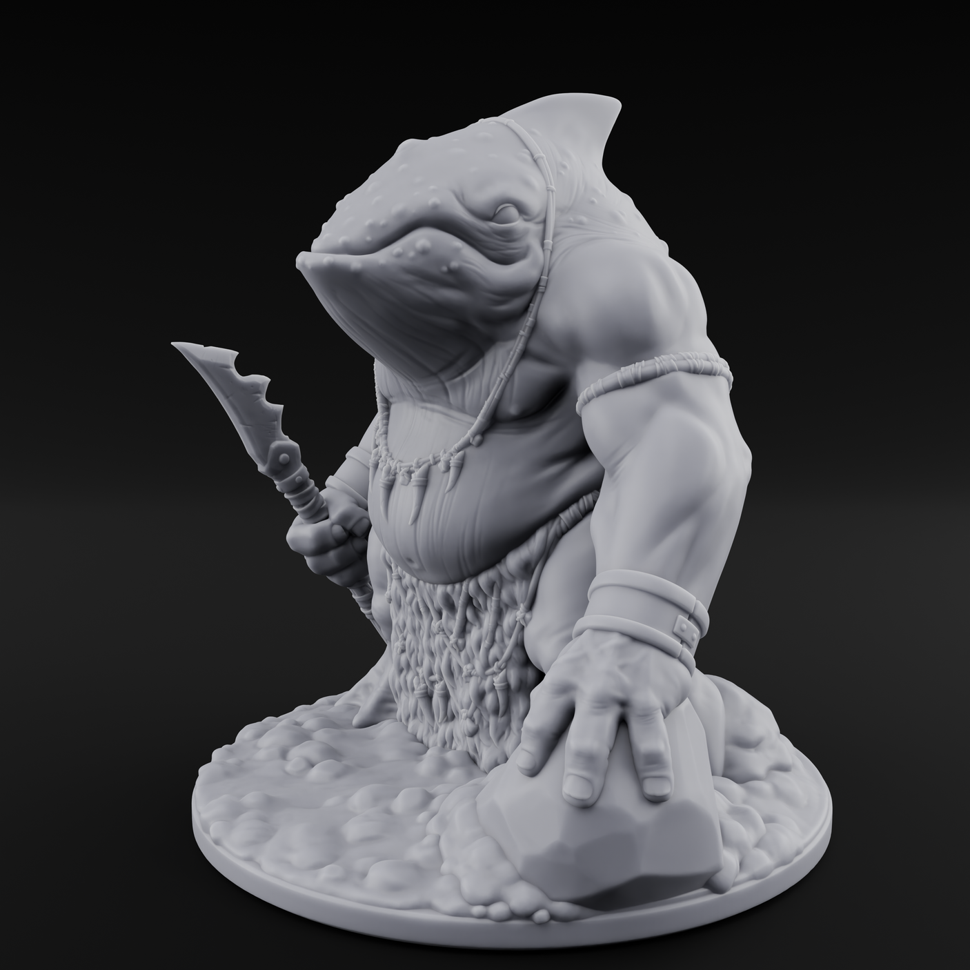 Bag Dragging Ogre Brute Miniature for Dungeons and Dragons, Pathfinder or other TTRPGs