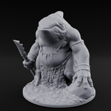 Bag Dragging Ogre Brute Miniature for Dungeons and Dragons, Pathfinder or other TTRPGs