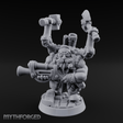 Armed To The Gills Dwarf Artificer Miniature for Dungeons and Dragons, Pathfinder or other TTRPGs
