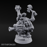 Armed To The Gills Dwarf Artificer Miniature for Dungeons and Dragons, Pathfinder or other TTRPGs