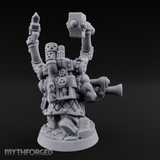 Armed To The Gills Dwarf Artificer Miniature for Dungeons and Dragons, Pathfinder or other TTRPGs