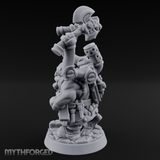 Armed To The Gills Dwarf Artificer Miniature for Dungeons and Dragons, Pathfinder or other TTRPGs