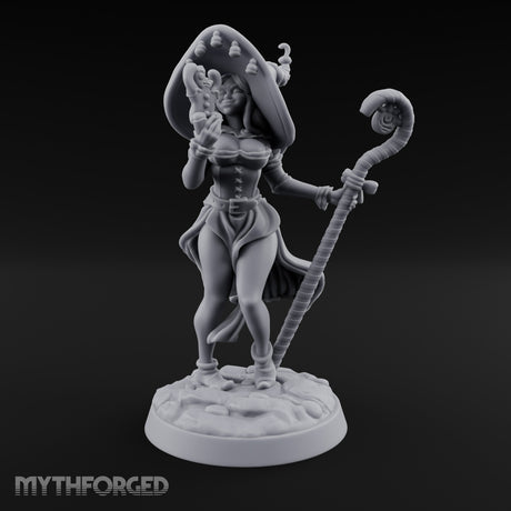 Gingerbread Man Dangling Human Witch Miniature for Dungeons and Dragons, Pathfinder or other TTRPGs