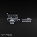 Blown Glass, Blown Budget Wooden Shop Counter Set
