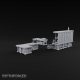 Blown Glass, Blown Budget Wooden Shop Counter Set