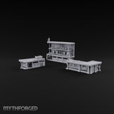 Blown Glass, Blown Budget Wooden Shop Counter Set