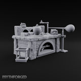Molten Orders Cooling Overnight Wooden Glassblower Workbench Desk