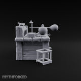 Molten Orders Cooling Overnight Wooden Glassblower Workbench Desk