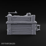 Molten Orders Cooling Overnight Wooden Glassblower Workbench Desk