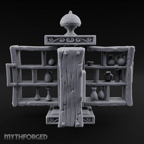 Every Vessel Spoken For Wooden Pottery Display Shelves