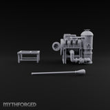 Furnace Door Swung Wide Steampunk Glassblowing Furnace Machine