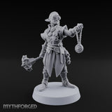 Glasses Wearing Swinging Elf Adventurer — Hammer