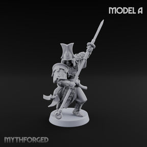 Glave Bearing Ashigaru Warrior A Miniature for Dungeons and Dragons, Pathfinder or other TTRPGs