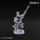 Glave Bearing Ashigaru Warrior A Miniature for Dungeons and Dragons, Pathfinder or other TTRPGs