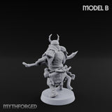 Glave Bearing Ashigaru Warrior B Miniature for Dungeons and Dragons, Pathfinder or other TTRPGs