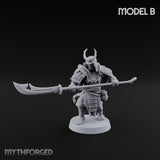 Glave Bearing Ashigaru Warrior B Miniature for Dungeons and Dragons, Pathfinder or other TTRPGs