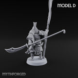 Glave Bearing Ashigaru Warrior D Miniature for Dungeons and Dragons, Pathfinder or other TTRPGs