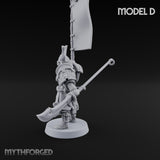 Glave Bearing Ashigaru Warrior D Miniature for Dungeons and Dragons, Pathfinder or other TTRPGs