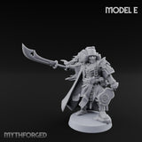 Glave Bearing Ashigaru Warrior E Miniature for Dungeons and Dragons, Pathfinder or other TTRPGs