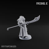 Glave Bearing Ashigaru Warrior E Miniature for Dungeons and Dragons, Pathfinder or other TTRPGs