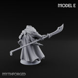 Glave Bearing Ashigaru Warrior E Miniature for Dungeons and Dragons, Pathfinder or other TTRPGs