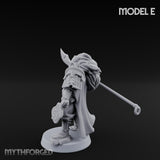 Glave Bearing Ashigaru Warrior E Miniature for Dungeons and Dragons, Pathfinder or other TTRPGs