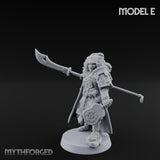Glave Bearing Ashigaru Warrior E Miniature for Dungeons and Dragons, Pathfinder or other TTRPGs