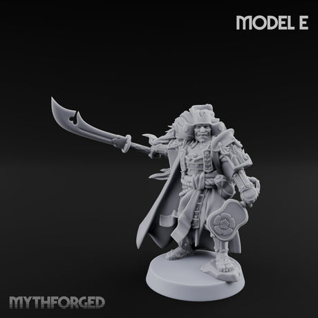 Glave Bearing Ashigaru Warrior E Miniature for Dungeons and Dragons, Pathfinder or other TTRPGs