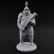 Hammer Gripping Human Gladiator A Miniature for Dungeons and Dragons, Pathfinder or other TTRPGs