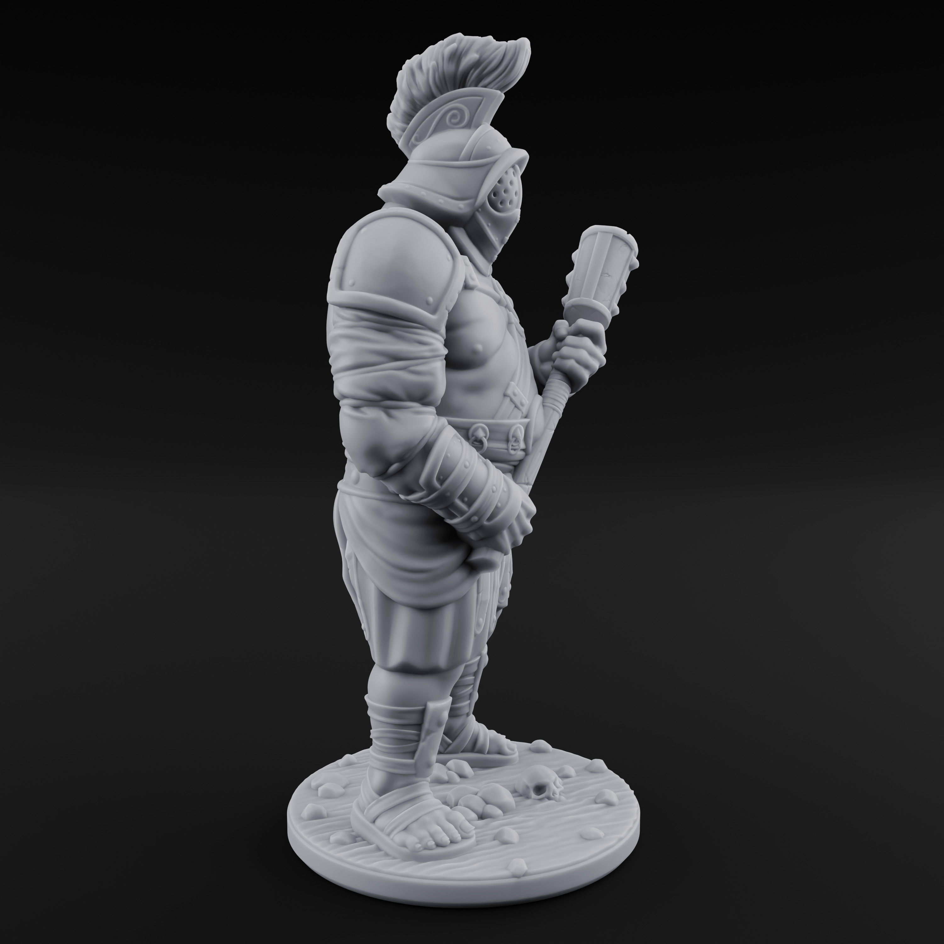 Hammer Gripping Human Gladiator A