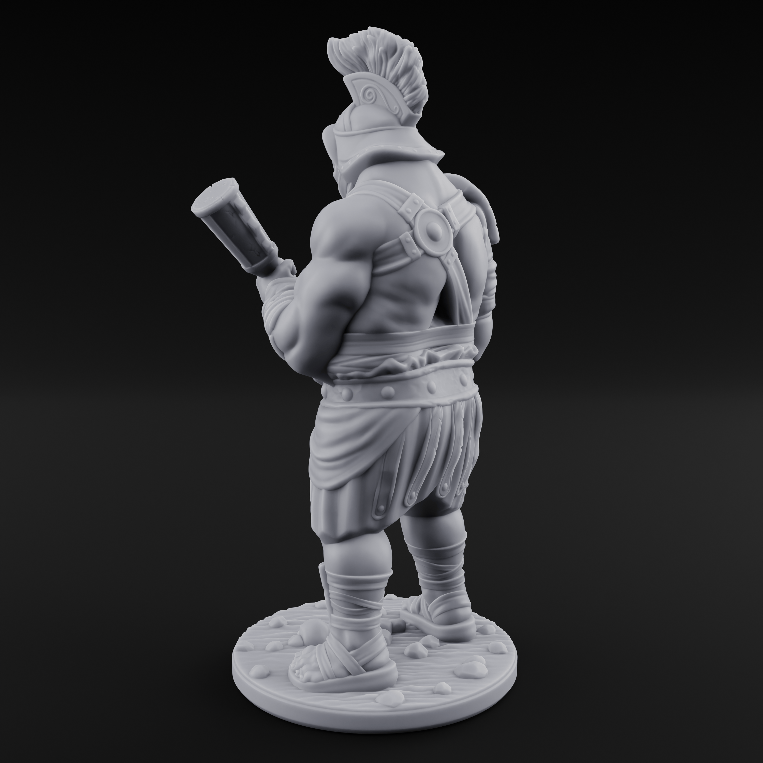 Hammer Gripping Human Gladiator A