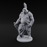 Hammer Gripping Human Gladiators Miniature for Dungeons and Dragons, Pathfinder or other TTRPGs