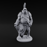 Hammer Gripping Human Gladiators Miniature for Dungeons and Dragons, Pathfinder or other TTRPGs