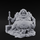 Belly Mouthed Demon Glutton Miniature for Dungeons and Dragons, Pathfinder or other TTRPGs