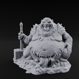 Belly Mouthed Demon Glutton Miniature for Dungeons and Dragons, Pathfinder or other TTRPGs