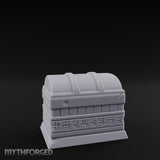 Glyph-Banded Lock-Clasped Stone Treasure Chest gallery 6