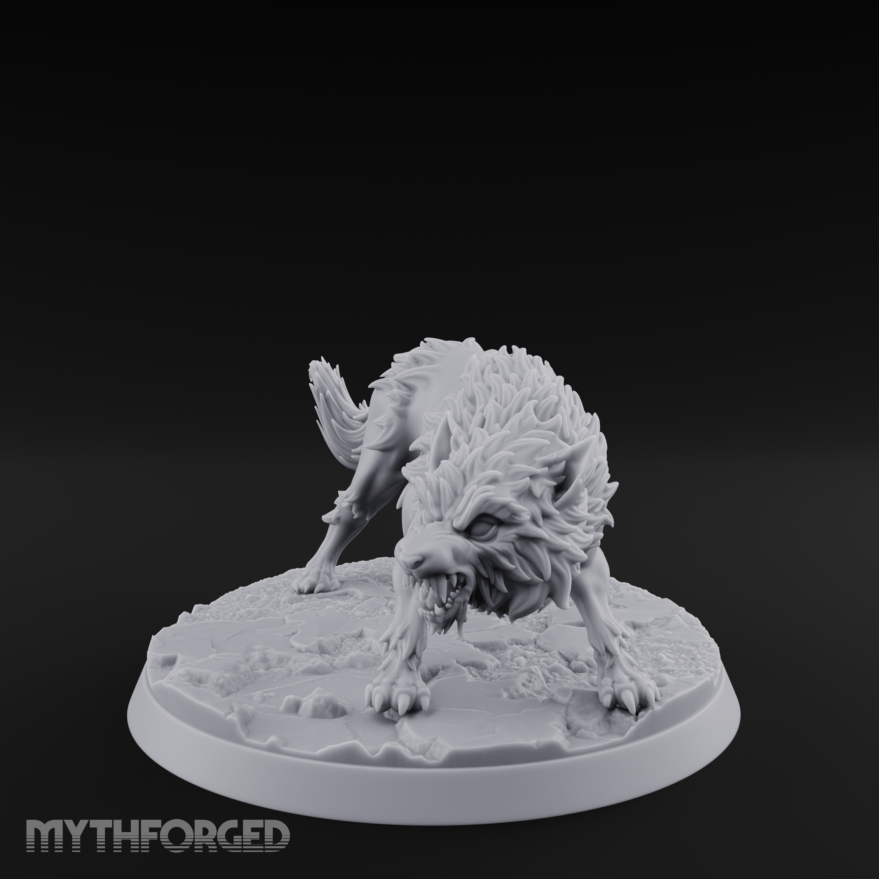 Sniffing The Ground Wolf