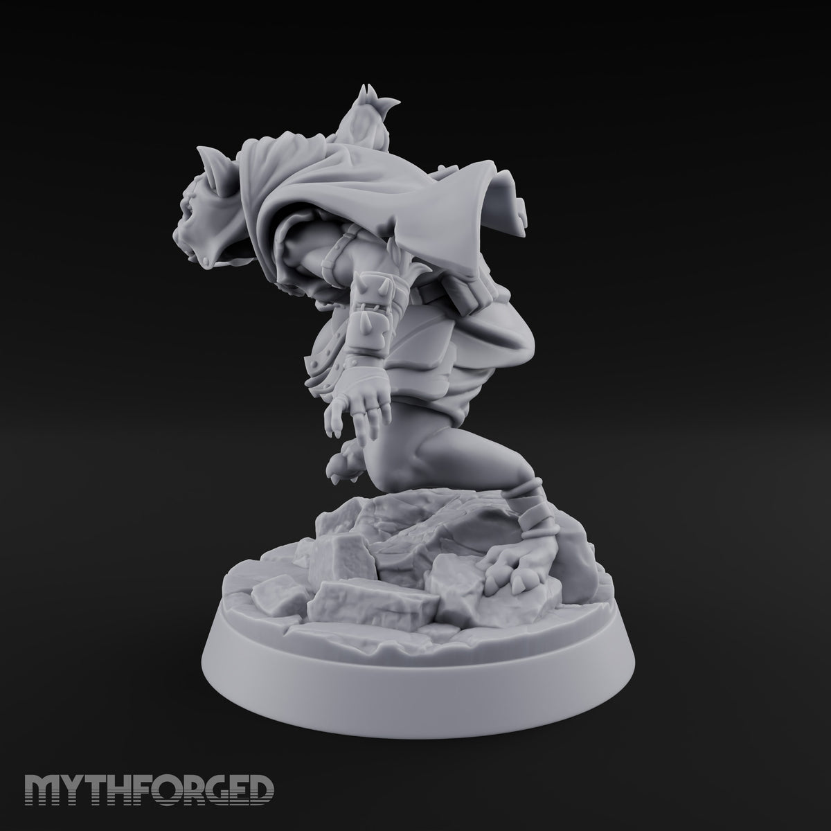 Hunting Pack Fans Out Gnoll Warrior A — Glaive