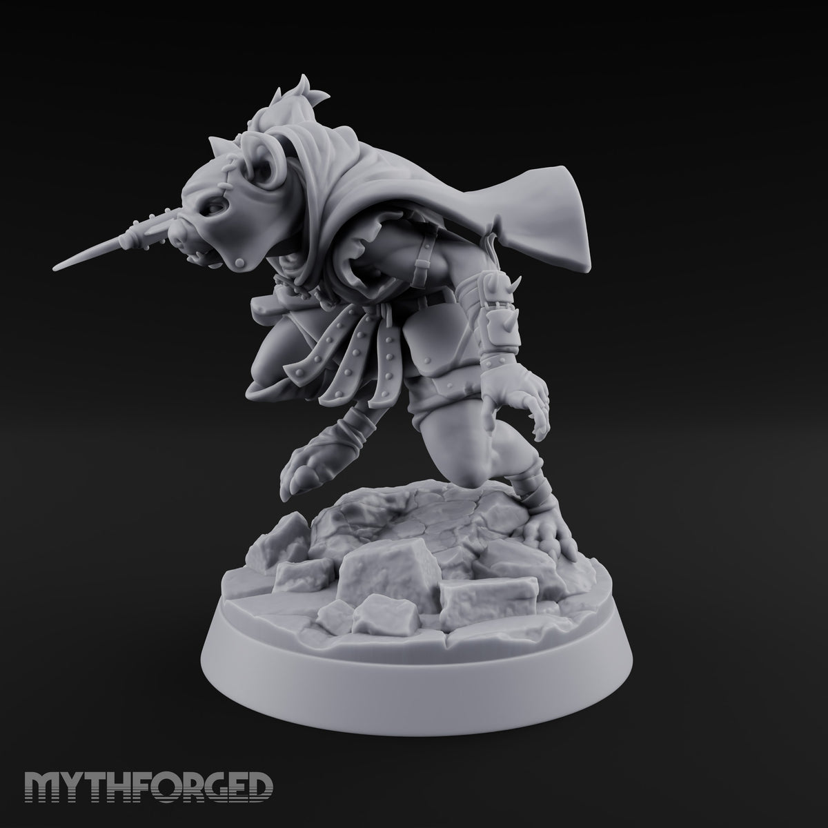 Hunting Pack Fans Out Gnoll Warrior A — Glaive