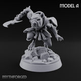 Hunting Pack Fans Out Gnoll Warriors — A · Glaive + Axe & Mace + Sword & Shield + Axe & Dagger