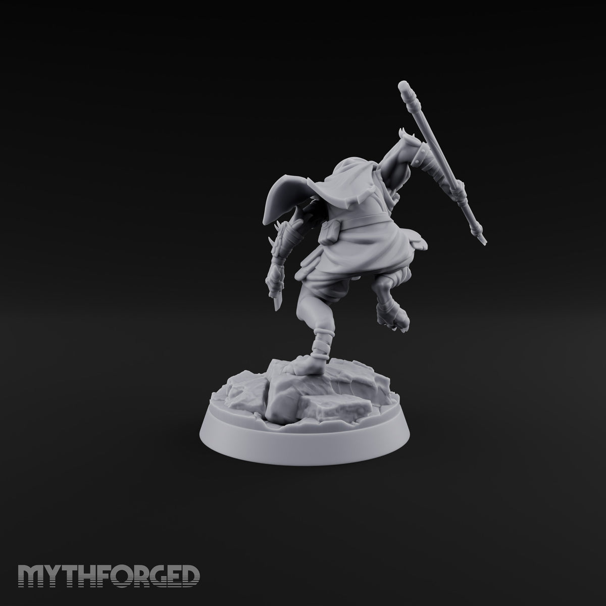 Hunting Pack Fans Out Gnoll Warrior A — Spear & Sword