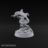 Hunting Pack Fans Out Gnoll Warrior A — Sword & Knife