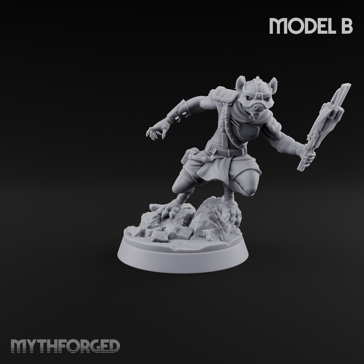 Hunting Pack Fans Out Gnoll Warrior B — Crossbow